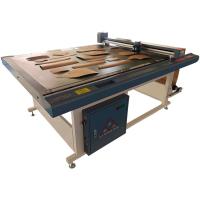 1200 mm/s Machine à découper à jet d'encre à plat pour carton de papier blanc Kraft