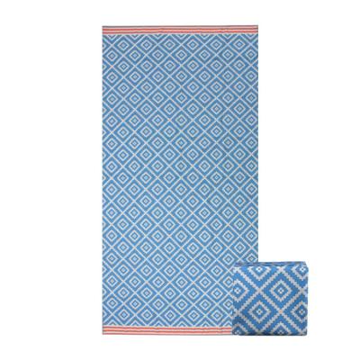 Logotipo de Poncho Compact Beach Towel With de toalha dos homens de Sandless Microfiber