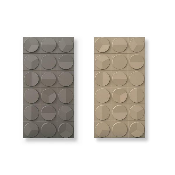 Clock Brick Foam Board PU Wall Panel Lightweight New Materials Texture For TV Background