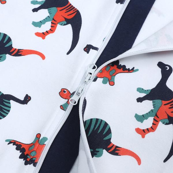 Boys' And Girls' Newborn Footed Rompers Zip Front Non-Slip