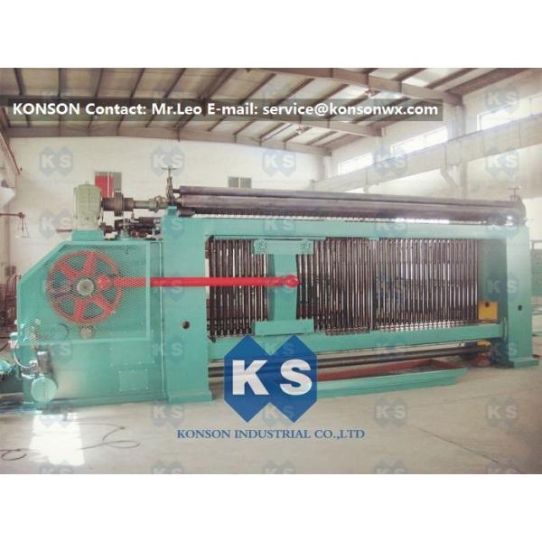 Double Rack Drive Gabion Mesh Machine , Twisting Metal Hexagonal Wire Mesh