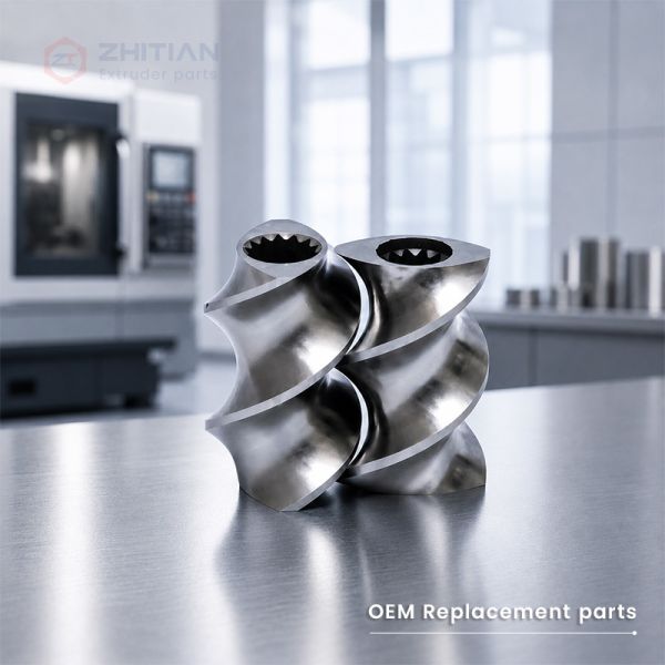 OEM Replacement Twin Screw Extruder Screw Elements for Global Extrusion Systems