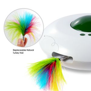 Cat Interactive Toys Electronic UFO Smart Automatic Rolling Sweeping Teasing