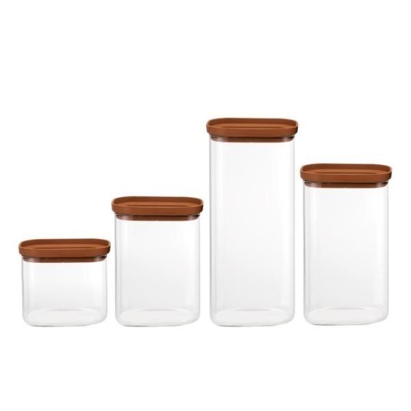 Boîte de verre borosilicate avec couvercle trempé - Tailles multiples