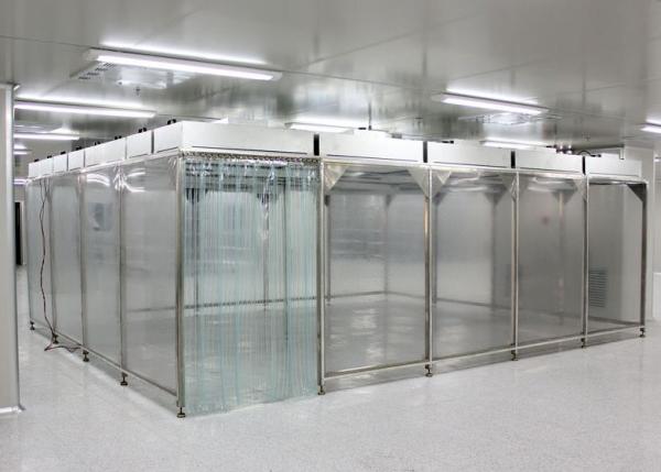Movable  Softwall Clean Room For Microelectronic Industry 2 Years Warranty