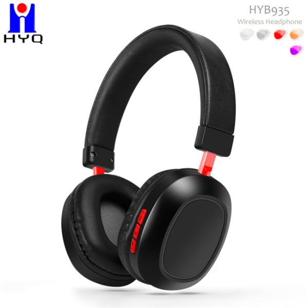 Black V5.1 3.7V Stereo Wired Bluetooth Headsets For Mobile Phones