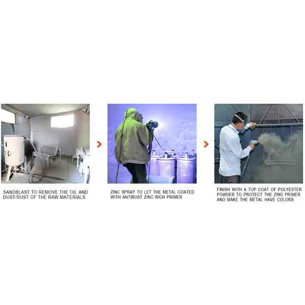 Торговые металлические пикничные столы с перфорацией водонепроницаемые для парков и улиц