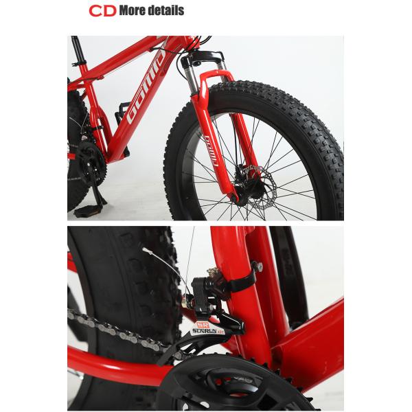 Découvrez le frisson des montagnes enneigées et des loisirs urbains avec un Fatbike personnalisable de 26 pouces