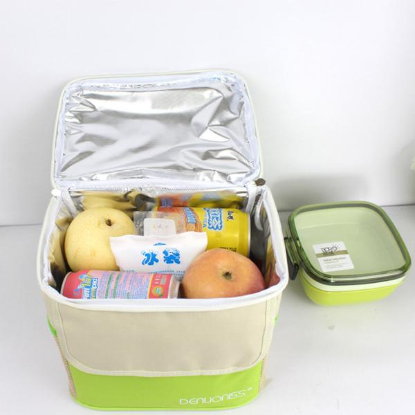 Big Capacity Lunch Cooler Bags Odorless Waterproof Fabric For Food Delivery