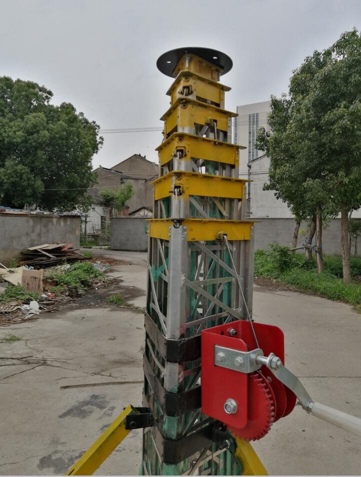 Ворот вверх по башне рангоута антенны Guyed 20M алюминиевой на открытом воздухе