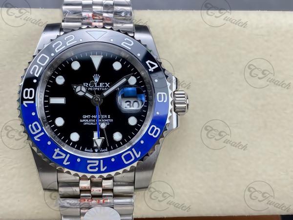 Super Clone Rolex Gmt II Blue Black 40MM Movement 3285 Series M126710