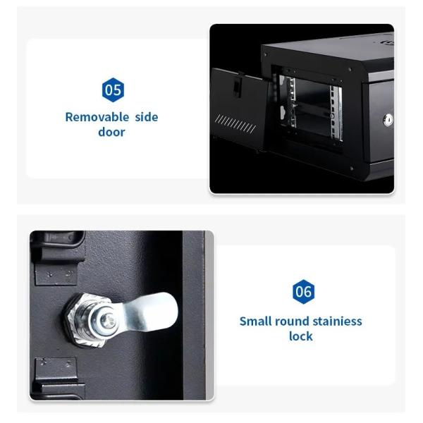 IP20 Waterproof 19 Inch 15U WALL MOUNT Network Cabinet for Customized Requirements