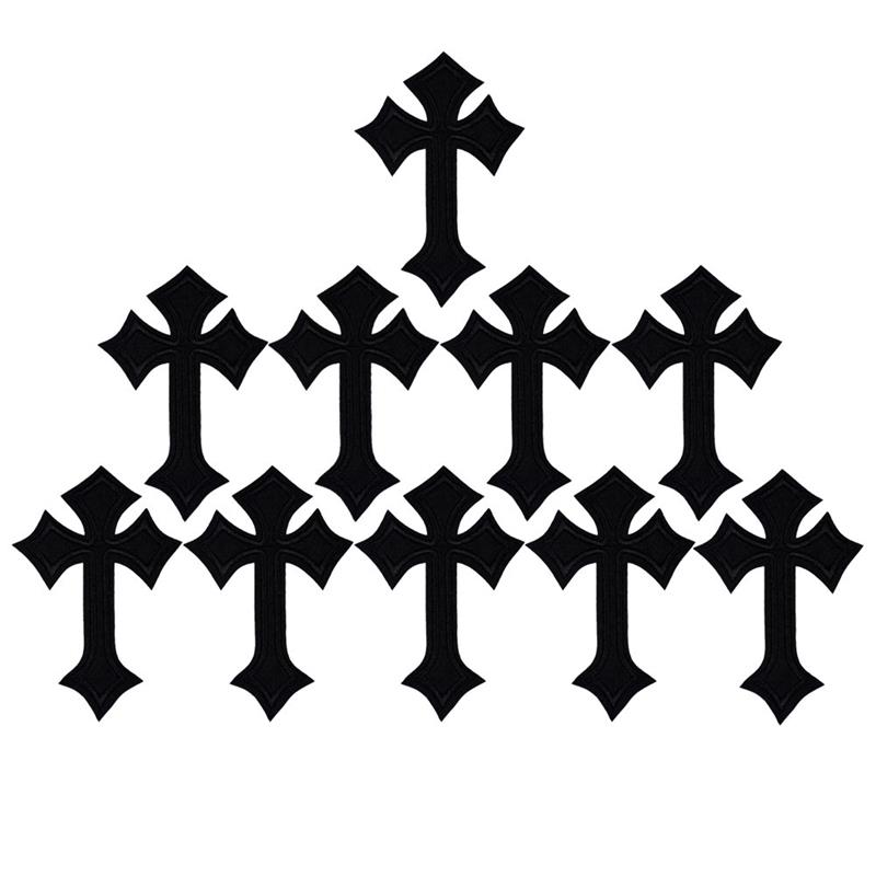 Colorful Custom Fabric Personalized Patch Cross Creative Band-Aid Pattern Embroidered Felt Cloth Cross Patch