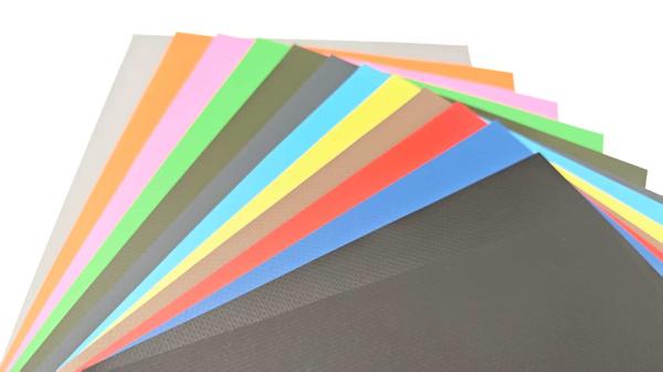 610GSM PVC Coated Bag Fabric Waterproof 500D 18*17 PVC Polyester Fabric For Bags Tent Luggage