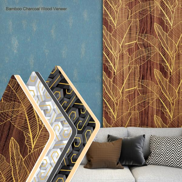 Hot Sale Bamboo Charcoal Marble Wall Panel High Gloss Waterproof And Flame Retardant Board TV Background Wall Villa Specific