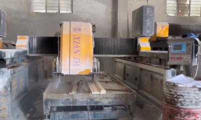 High Precision Stone Bridge Type Linear Cutting & Milling Machine CNC Controlled for Marble/Granite Profiling