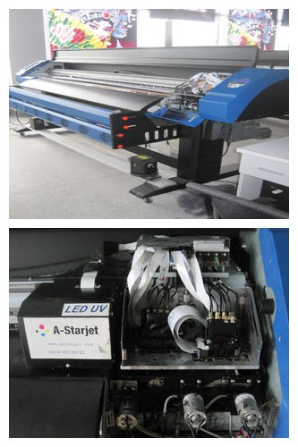 High Speed Large Format Inkjet Printer For Leather / Pu And Canvas