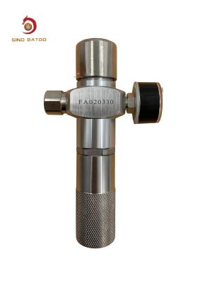 Calibre 18/8 de Shell Aluminum Nitrogen Mini Regulator 0-60PSI do cartucho