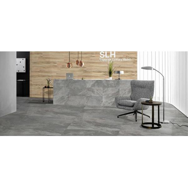 Chemical Resistant Polished Marble Porcelain Tile 24 X 48 X 0.47 Inches