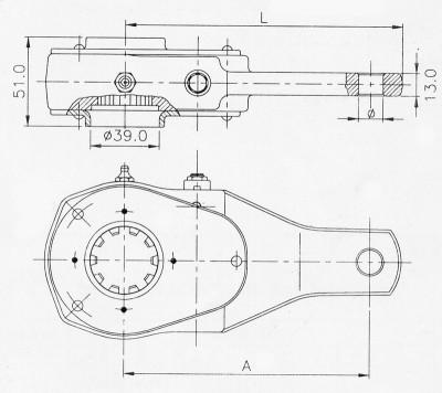 high quality DAF 505835 Manual Slack Adjusters air brake system made