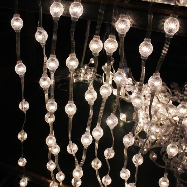 D23mm Outdoor Waterproof 0.6W DMX512 Controllable RGB String Lights for Event Wedding