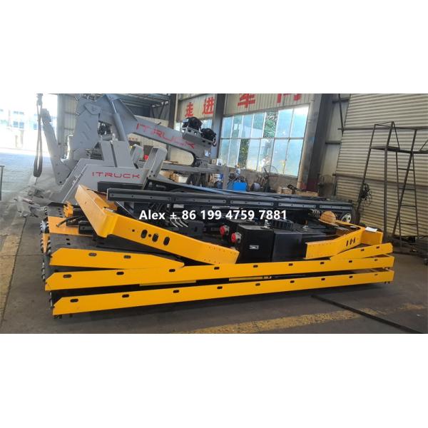 9000 фунтов перевозчик палубы складной углеродистой стали разрывник корпус плоский кровать без подъема колес