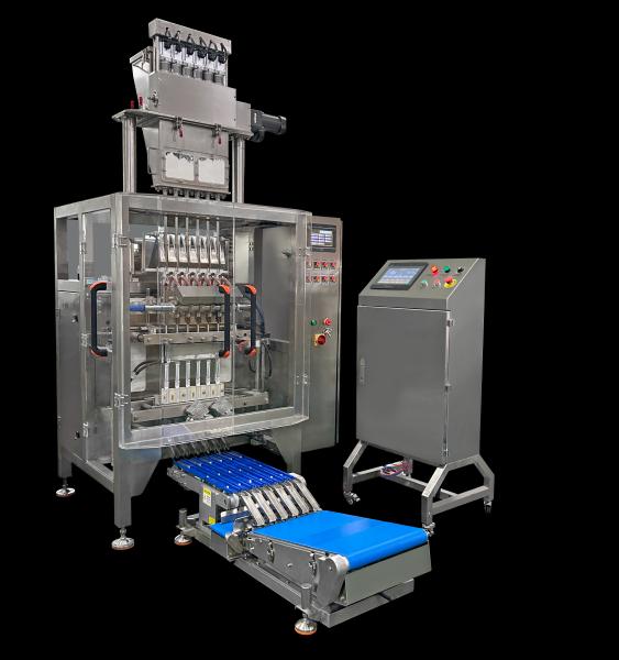 Stick Pack Multi Lane Packing Machine 2-16 Columns 55 BPM