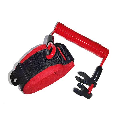 2 Key Universal Jet Ski Safety Lanyard Tether With Soft Wrist Strap