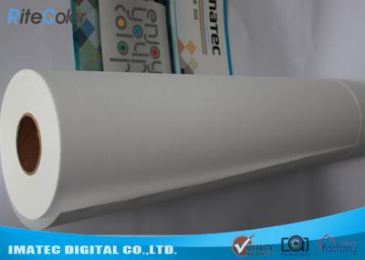 Rolo matte 220Gsm da tela do poliéster do à prova de água do Inkjet para a impressão de Digitas do pigmento
