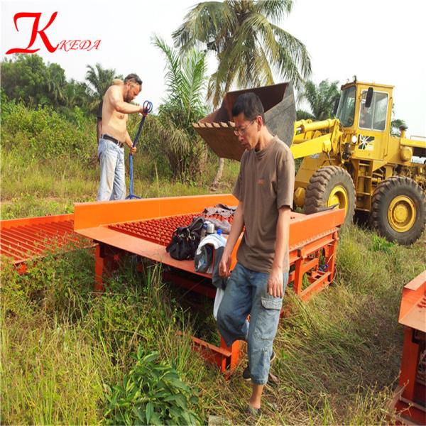 best price used automatic gold panning machine small gold trommel screen for sale in china