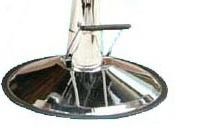 Professional Reclining Salon Barber Chair Classic Style For Hair Shop , Dark Brown