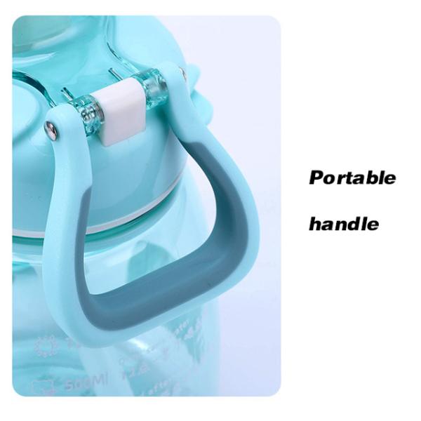 Customised Stylish Women's Summer Water Bottle with Handle Boiling Water Applicable