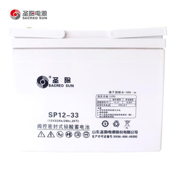 Долговечная батарея Sacred Sun SP12-33 12V33Ah для систем сигнализации и энергетических решений