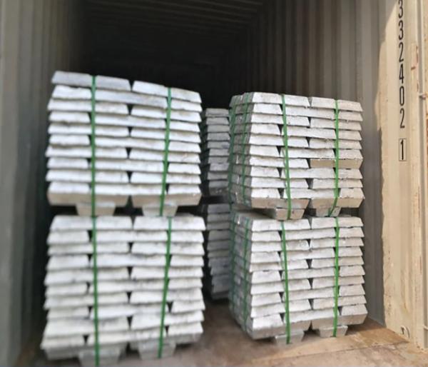 99.95% Bright Surface Zinc Ingots White Metal