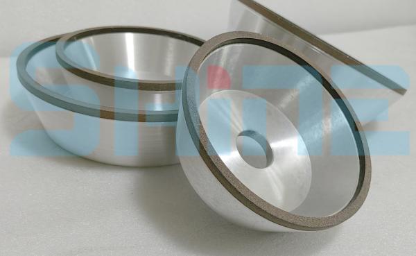 ligação Diamond Grinding Wheel da resina do CBN 11A2 serra de cadeia de 45 graus que aponta 63mm
