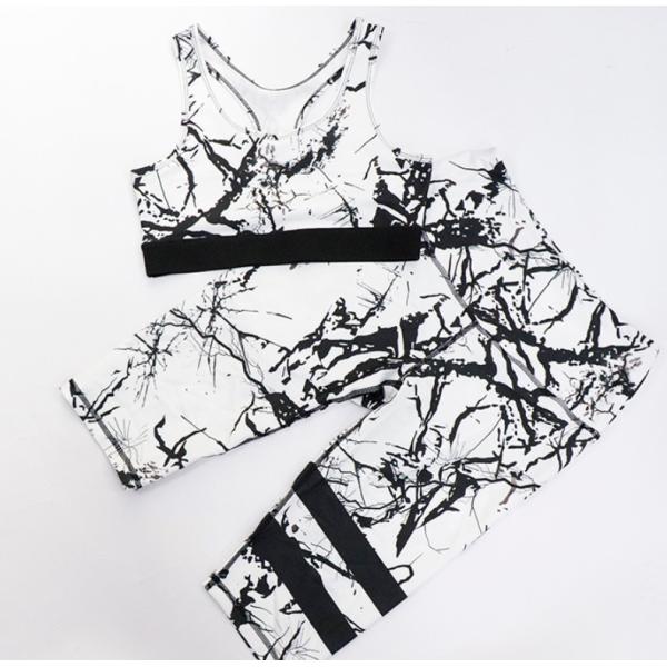 Разминка спорт печати нейлона разминки замыкает накоротко гетры йоги фитнеса женщины батта Scrunch