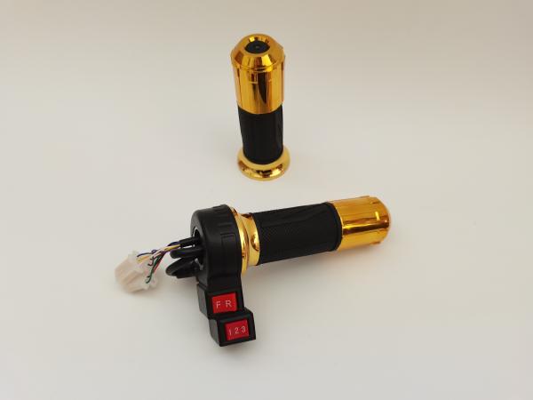 Bicicleta eléctrica Combinación de interruptor de giro de la manija de la motocicleta eléctrica manija de giro del acelerador 12V - 24V - 36V - 48V