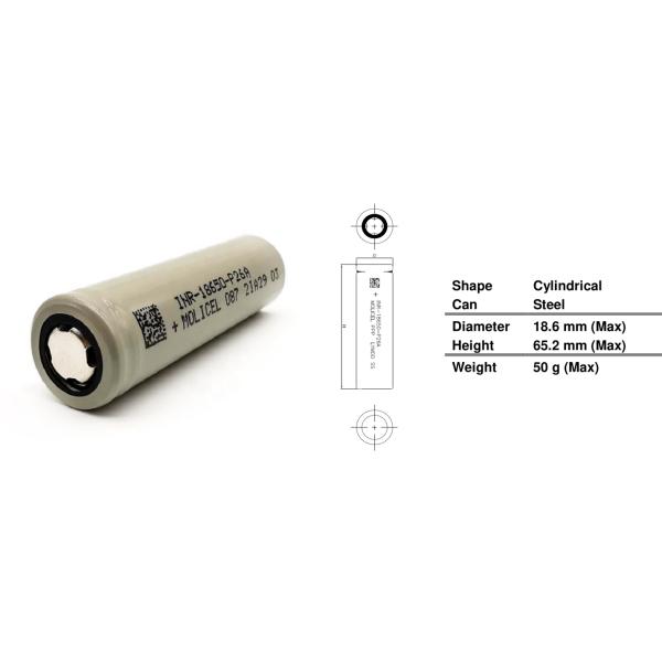батарея лития INR18650 35A 3.7V 2600mAh перезаряжаемые P26A
