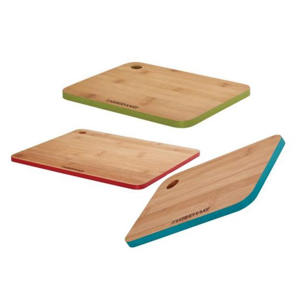 Promotional Small Bamboo Cutting Board , Thick Wooden Chopping Board Antibacterial