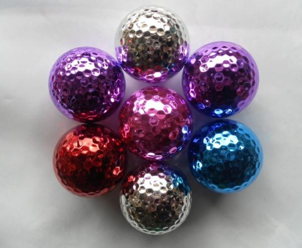 metal color golf ball