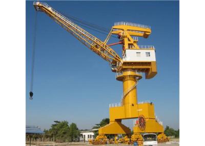 Guindastes marinhos do porto do estaleiro 550t, cremalheira que bordeja o suporte Jib Crane