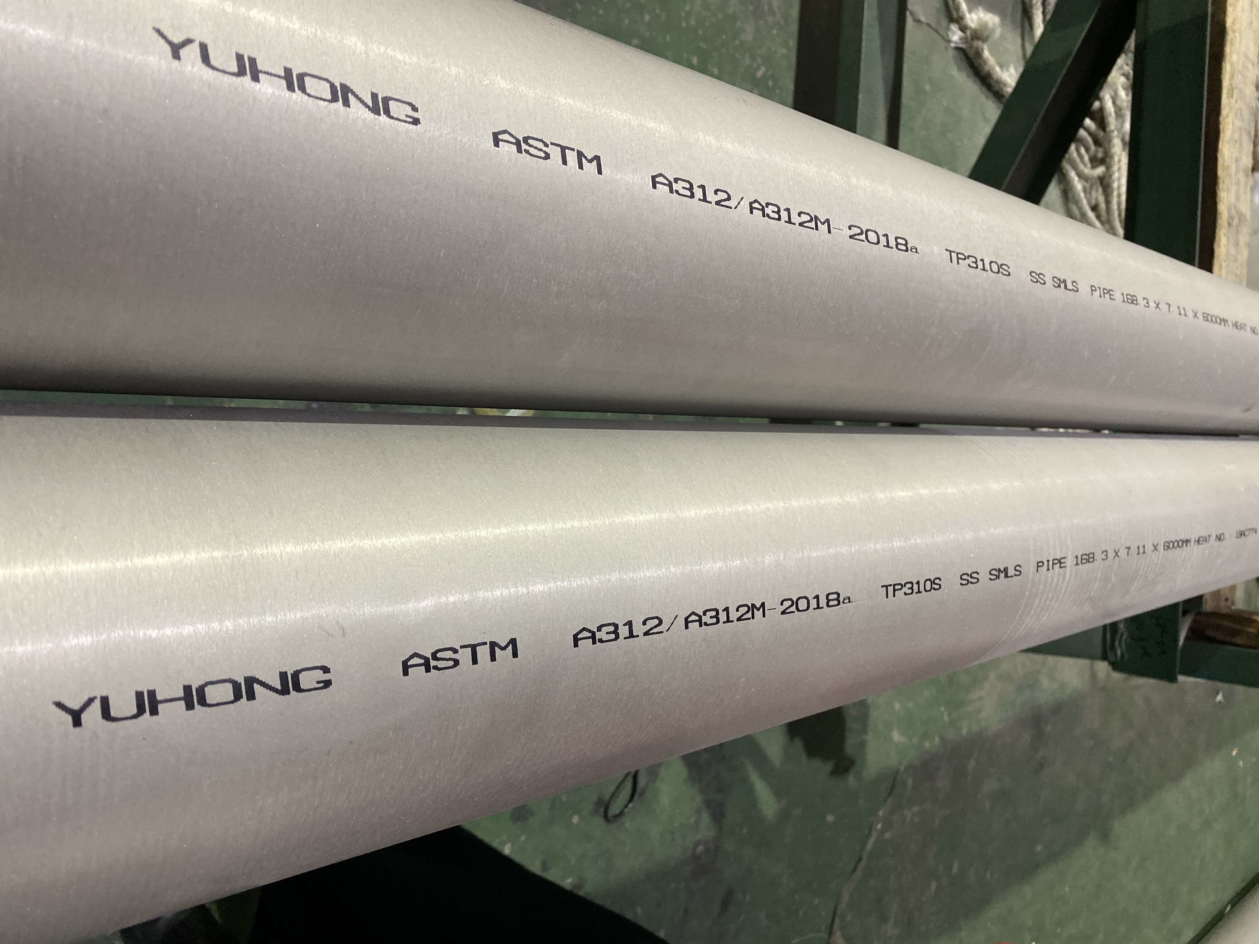 ASTM A312 TP310S, TP304L, труба нержавеющей стали TP316L TP347H безшовная замариновало обожженный конец наклона