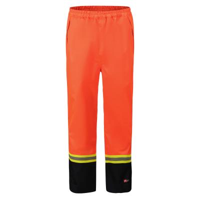 HIvis Orange FR Rain Trousers , High Visibility fireproof anti-statics rain gear Pants