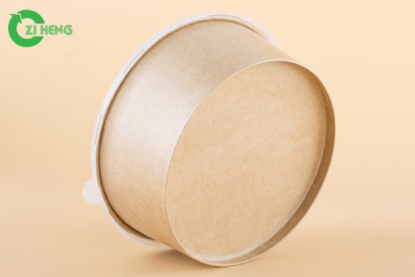 Grease Resistant Disposable Bowls For Hot Food 25 Oz Environmental Friendly