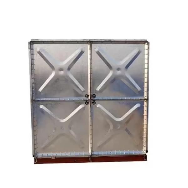Hot Dipped Galvanized Sectional Water Tank Modular Elevated Steel Tower Water Reservoir Tank