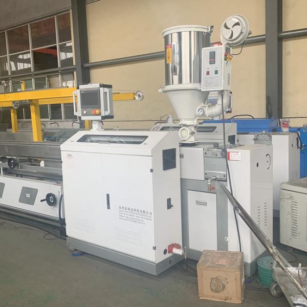 линия одиночный винт штранг-прессования PVC Polyethylen 150kg/H Plasticization
