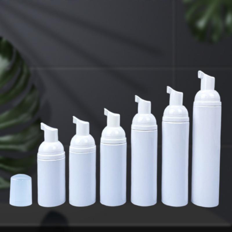 Facial Cleanser Lotion Pet Bottle Sample Packaging Hose with White Spot Cosmetic Design