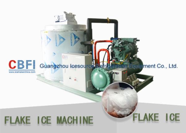 Pharmaceuticals Industrial Flake Ice Machine 1 mm - 2 mm Flake Ice Making Machine