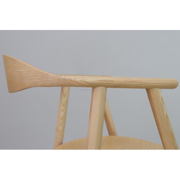 Fully Assembled High Back Solid Ash Wood Dining Chair for Home Furniture in Modern Restaurant