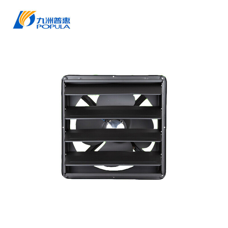 Wall Mounted Industrial Ventilation Fan Louvered Type Energy Saving Wall Exhaust Fan